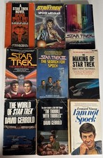 Bundle 9 STAR TREK p/back books including I Am Not Spock 1977 First edition