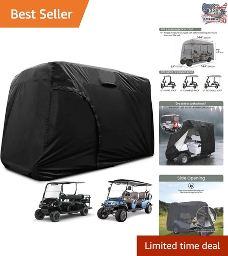 Black resistant golf cart - golf,