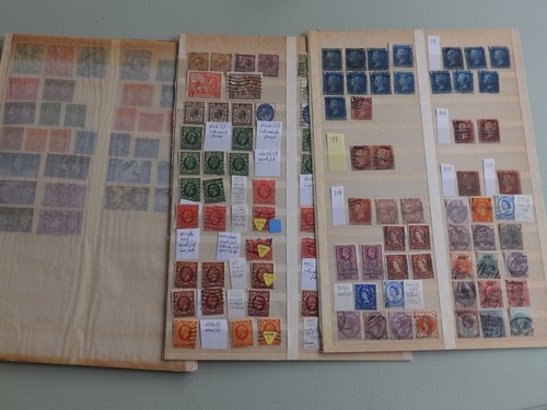 Stamp collection qv - (9143), gb