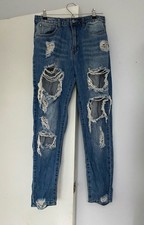 Women’s Miss guided High Rise Mom Ripped Jeans Size 12