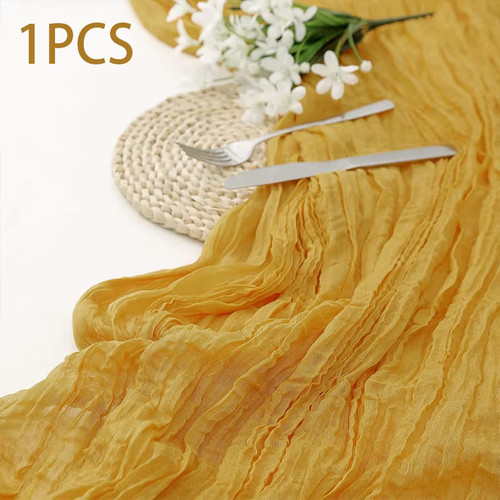 Table runner gauze 90x400cm - gauze,