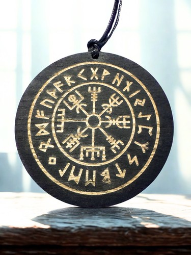 Viking runes compass - viking,