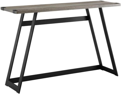Entry console table grey wood - console,