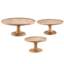 Cake raised, flat flat plate