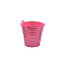 Kids metal bucket planter zinc - bucket,