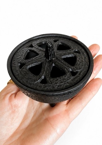 Cone incense burner cast iron - cone,