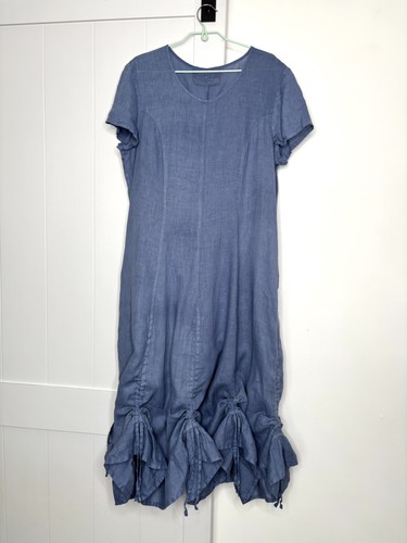 Grizas dress 100 washed linen - grizas,