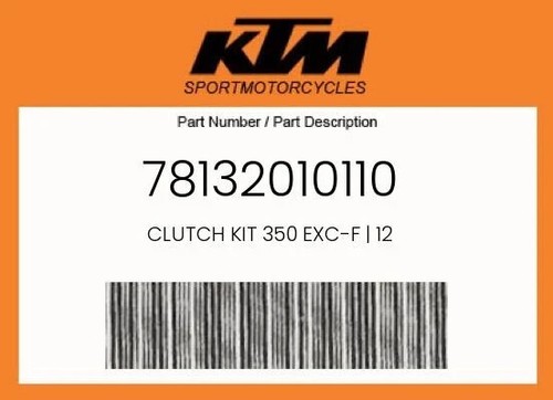 Ktm genuine clutch kit 350 - ktm,