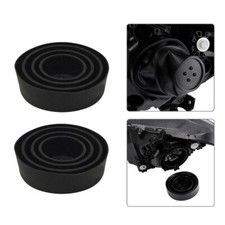 2x Universal Rubber Seal Cap Dust Cover 5 Sizes For Car Headlights Assemblies