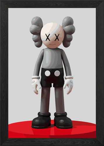 Kaws companion figure - kaws, red