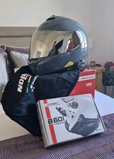 New Nolan N80-8 Helmet plus nCom Nolan B601r Intercom plus Nolan mirrored visor 