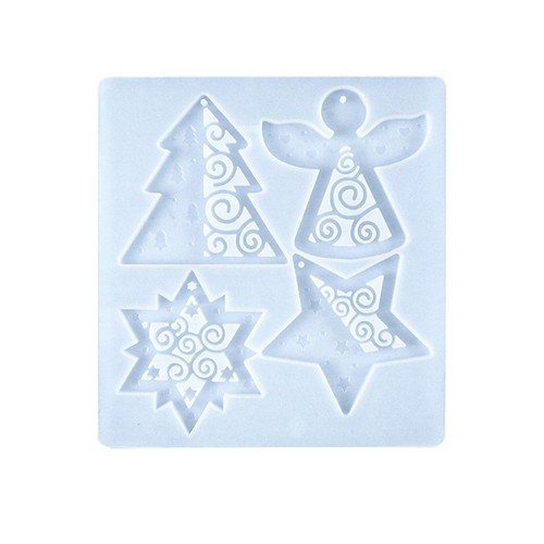Christmas angel silicone - silicone, mold
