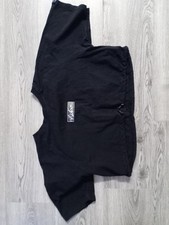 Black Ellesse Cropped T-Shirt - Size L - New Without Tags