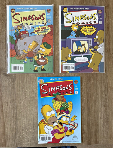 Simpsons comics 64 - #63, #64