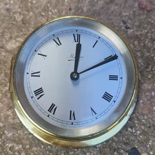 Vintage Marine Bulkhead Clock  Marpro Brass Cased c. 1920s Working