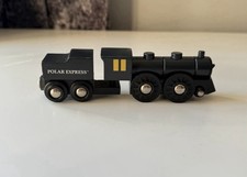 RARE - BRIO Wooden Railway Polar Express Train Engine