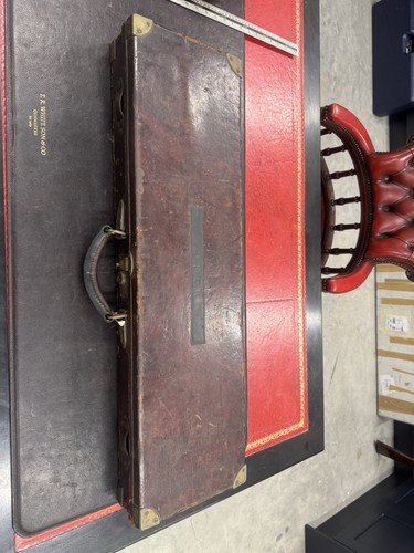 Leather shotgun case - case, with
