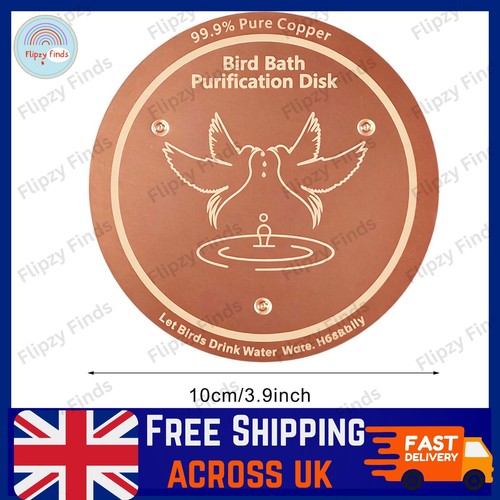 Bird bath copper - bird,