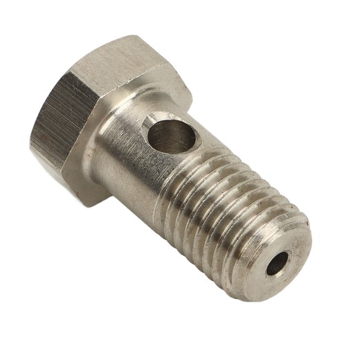 Car oil hollow bolt - oil, metal