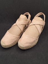 Brand New Ladies H&M Closed Toe Espadrille Wedge Sandals Size UK 5 EUR 38