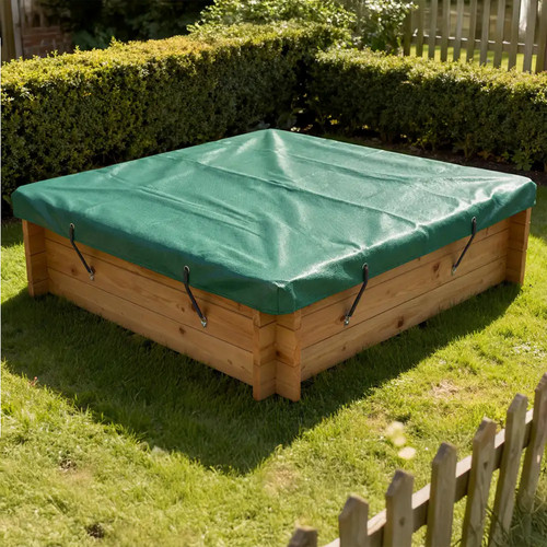 Wooden sandpit 1m - sandpit,