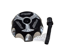 SALE - QBRUS Black Alloy Fuel Cap - Yamaha YFM350 Raptor Quad Bike Parts