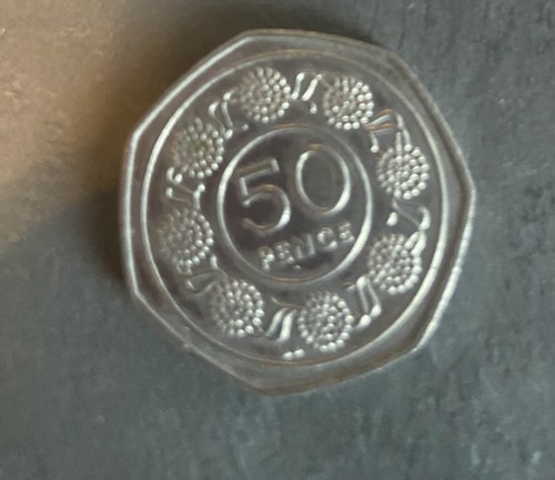 1988 gibraltar 50p fifty - gibraltar,