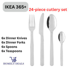IKEA 365+ 24-Piece Stainless