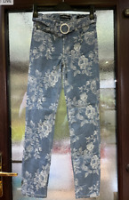 Guess Slim Leg Jeans With Diamante Belt W24 Brand NEW