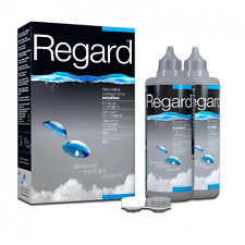 Regard contact lens solution 2 x 355ml for soft lenses (3 months supply)