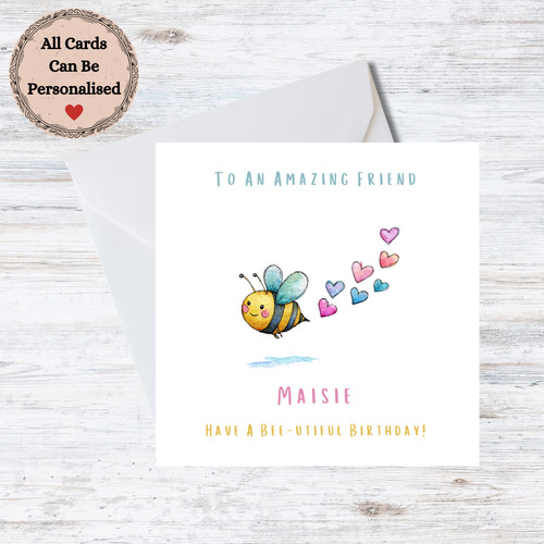 Personalised friend birthday - friend,