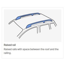 Thule Smartrack Xt Roof Bars Aluminum fits Peugeot 206 Sw 2002-2008 Roof Railin