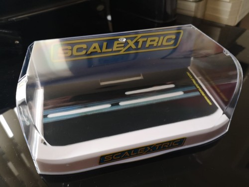 Scalextric plastic case with - scalextric,