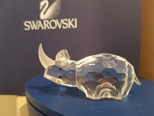 SWAROVSKI CRYSTAL AFRICAN WILDLIFE 'SMALL RHINOCEROS' UNBOXED