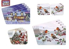 Christmas Festive Santa Robins