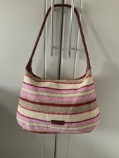 Tula straw and leather bag