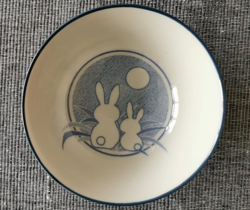 Japanese ceramic blue and - blue,