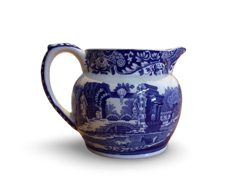 Spode italian blue white milk - italian,