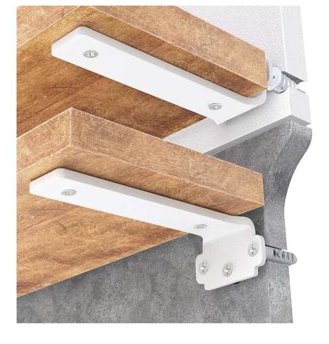 Pack floating shelf brackets - floating,