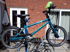Islabikes Cnoc 14 Large In Teal Kids Bike With Mudguards - Fully Serviced