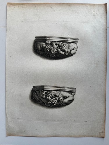 Antique engraving gothic - antique,