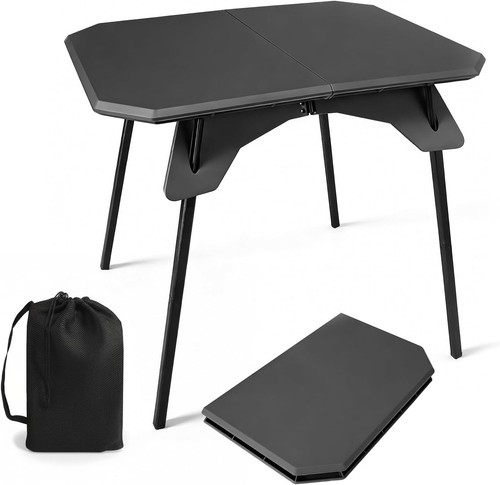Folding camping table with - folding,