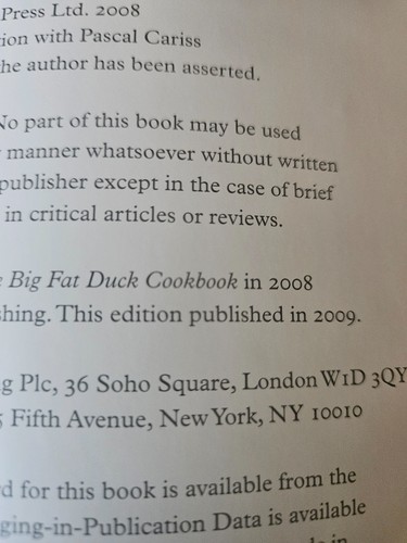 The fat duck cookbook - the, by