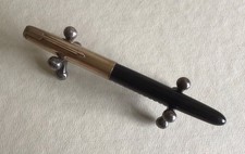 Parker 51 Aerometric Fountain Pen black 1/10 12ct Gold rolled cap