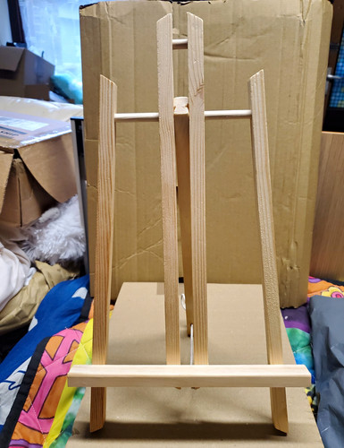 Wooden frame tabletop - wooden, a-frame
