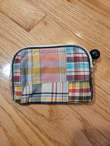 Crew canvas plaid coin - crew,