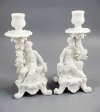 Rare Antique Minton Pair of