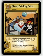 MISCUT ERROR Xiaolin Showdown Sheep Catching Wind Trading Card Game TCG  (MP)