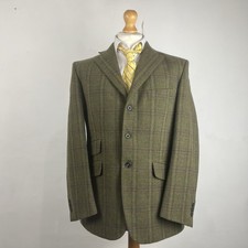DAKS Tweed Blazer Jacket Men's