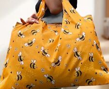 NEW Large Bee Folding Shopping Bag Washable Reusable  58cm x 40 cm